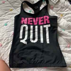 reverse cheer tank top
